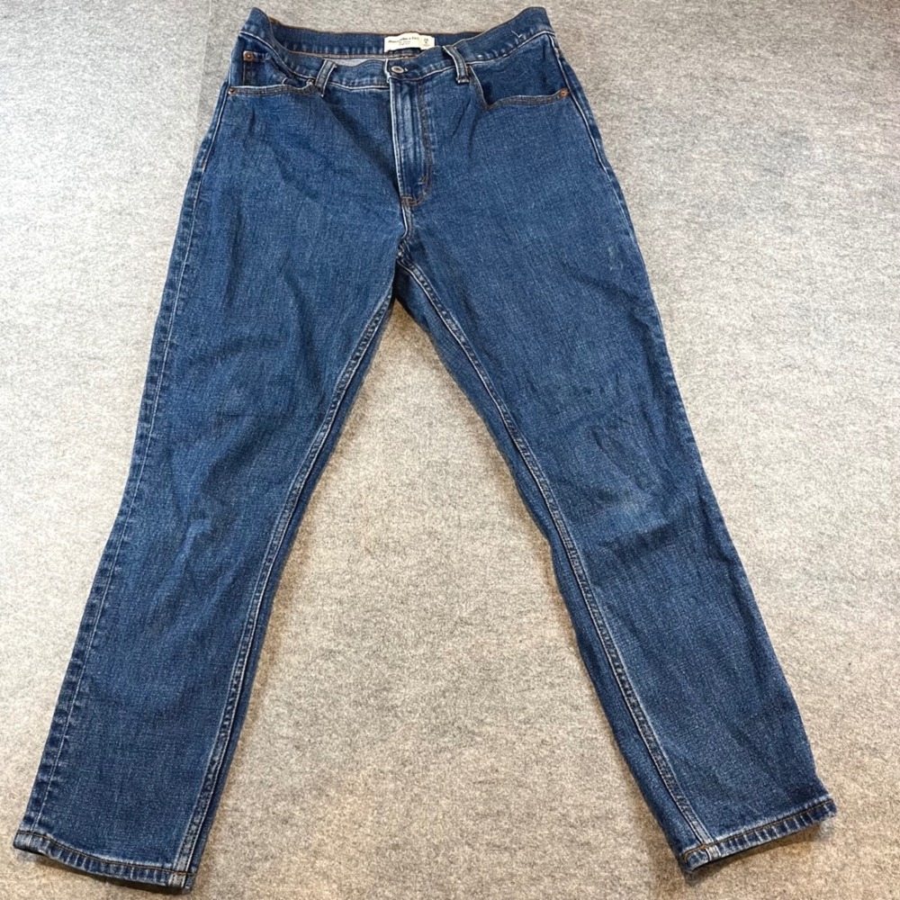 Abercrombie & Fitch Womens The Skinny High Rise Blue‎ Denim Jeans 28/6S Stretch